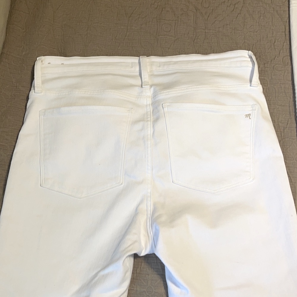 Madewell white jeans petite / short